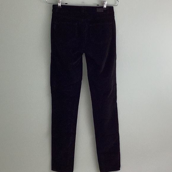 PAIGE Ultra Skinny Black Velvet Jeans - Picture 8 of 14